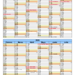 Calendario Escolar 2024 2025 En Word Excel Y PDF