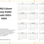 Ccps Calendar 2024 2025 Calvert Aurea Suellen