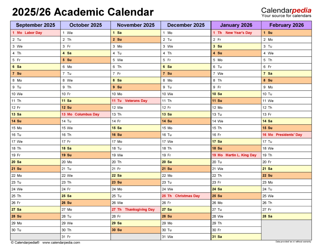 Centenary University Academic Calendar 2025 Seka Valeria