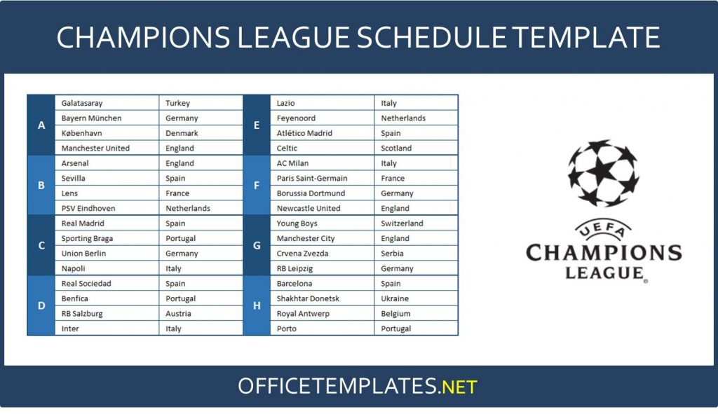 Champions Schedule 2025 John Morris