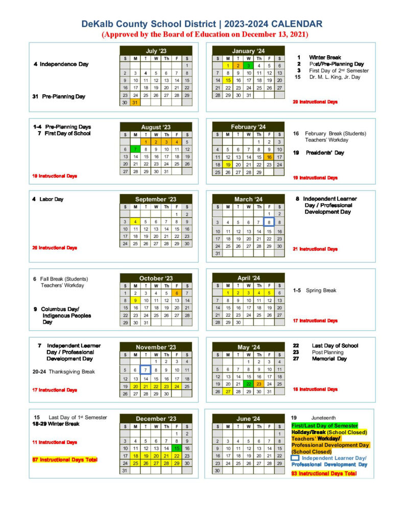 Dekalb County School Calendar For 2025 Flossi Kaitlyn