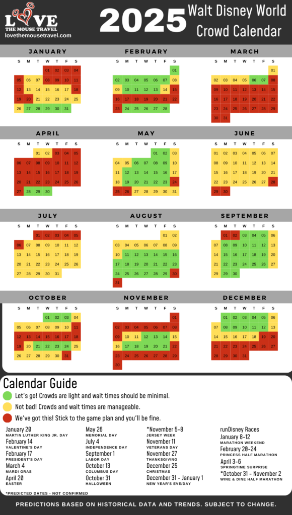 Disney Crowd Calendar May 2025 A Comprehensive Guide Design 