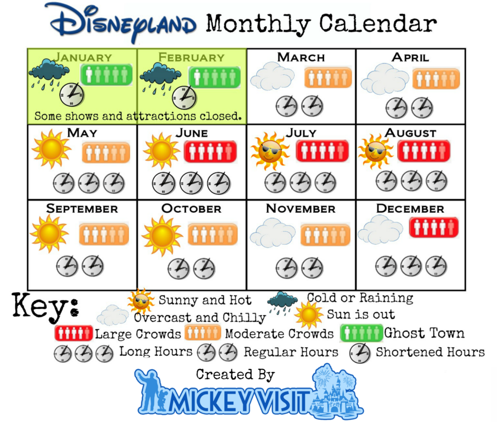 Disneyland Crowd Calendar 2025 By Parkash Fayre Sidonnie