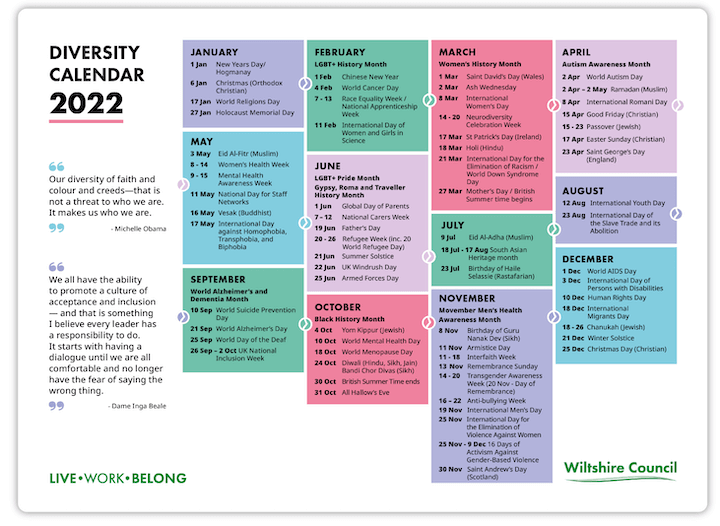 Diversity Calendar 2025 UK A Comprehensive Guide To Inclusive 