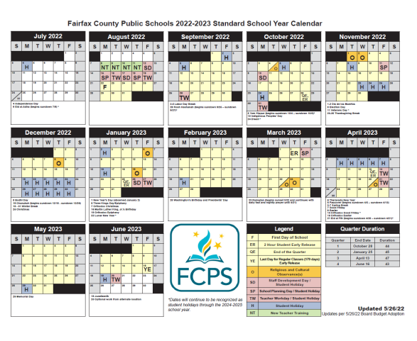 Fairfax County Public Schools Calendar 2024 2025 Ivett Letisha