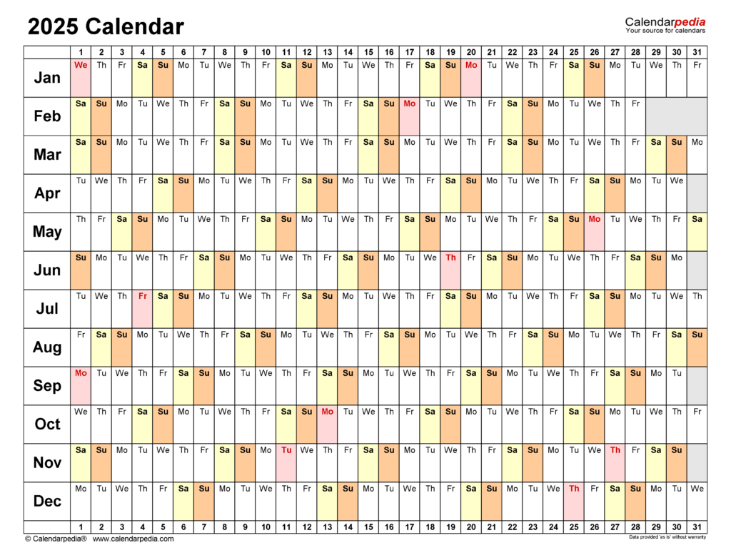 Free Downloadable Excel Calendar 2025 A Comprehensive Guide Calendar 