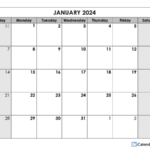 Free Monthly Printable Calendar 2024 Word Document 2024 CALENDAR