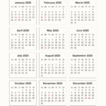 Free Printable 2025 Calendar With Holidays