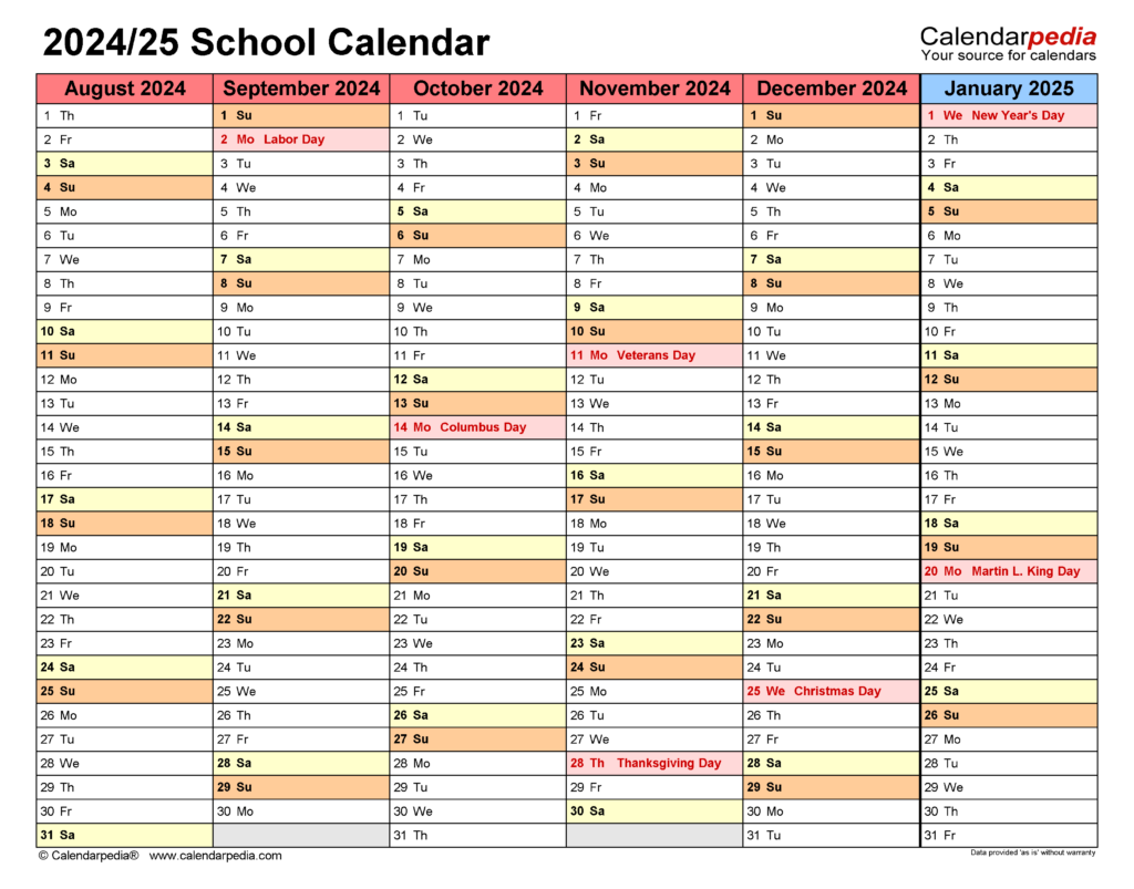 Free Printable Yearly Calendar 2024 And 2025 Best Ultimate Popular 