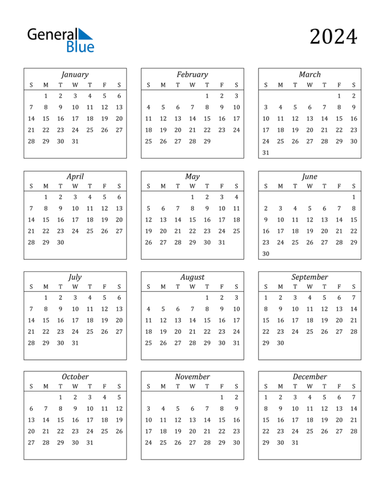 Great Oaks Calendar 2024 Printable Templates Free