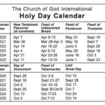 Holy Day Calendar 2025 Rana Ursula