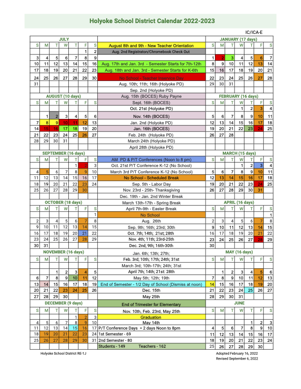 Holyoke School Calendar 2025 Fanya Jemimah