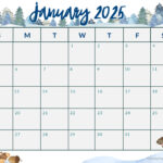 January 2025 Calendar 52 Free PDF Printables