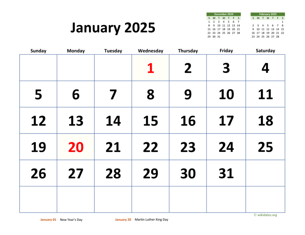 January 2025 Calendars A Comprehensive Guide Calendrier 2025 2026 