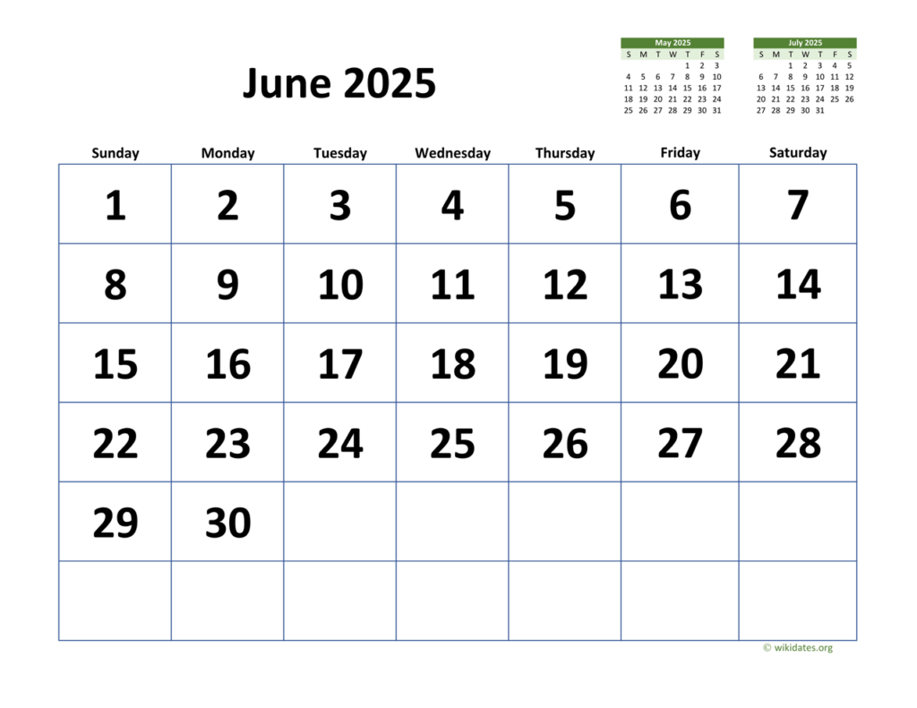 June 2024 To June 2025 Calendar A Comprehensive Overview June 2024 