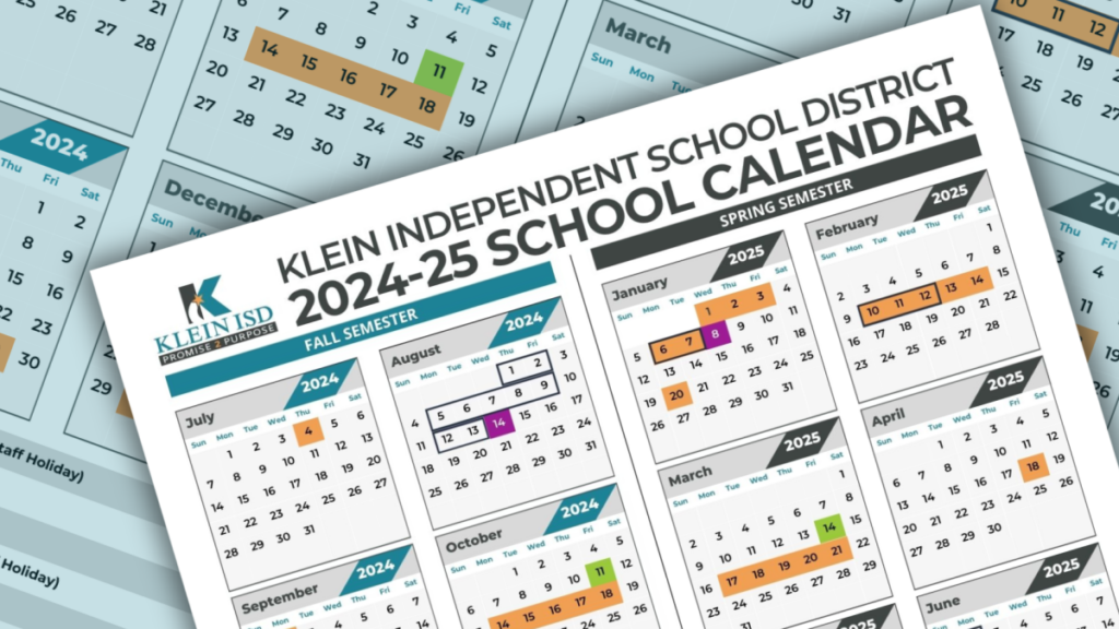 Klein Isd School Calendar 2024 2025 Tobye Gloriane