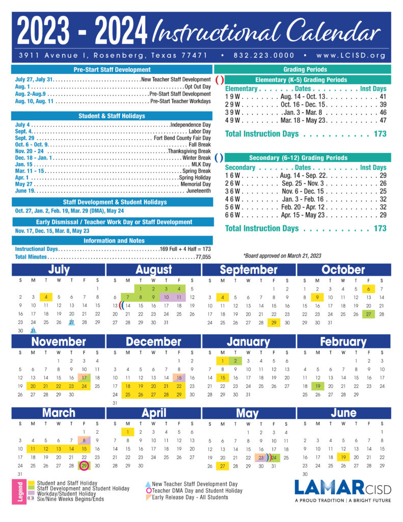 Lcisd Calendar 2025 2025 Bess Marion