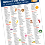 List Of National Days 2025 Printable Heather Mitchell