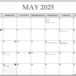 May 2025 Lunar Calendar Moon Phase Calendar