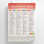 Multi faith Calendar 2024 Planner Celebrations Diversity Coexist Etsy