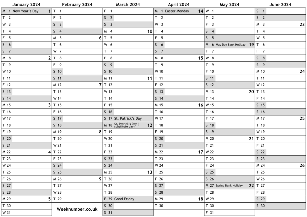 Nau 2024 Calendar