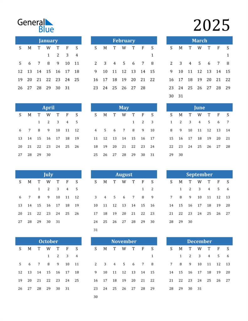 Navigating The Future A Comprehensive Guide To 2025 Yearly Calendars 