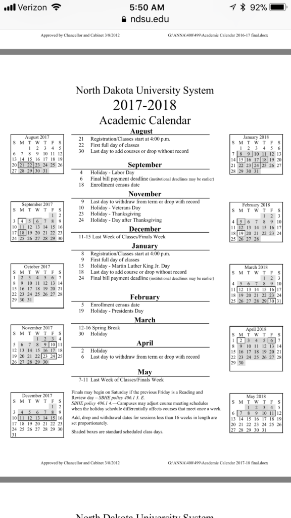 Ndsu Academic Calendar 2024 Printable Word Searches