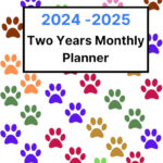 Paw Print Calendar 2025 Tammi Fionnula