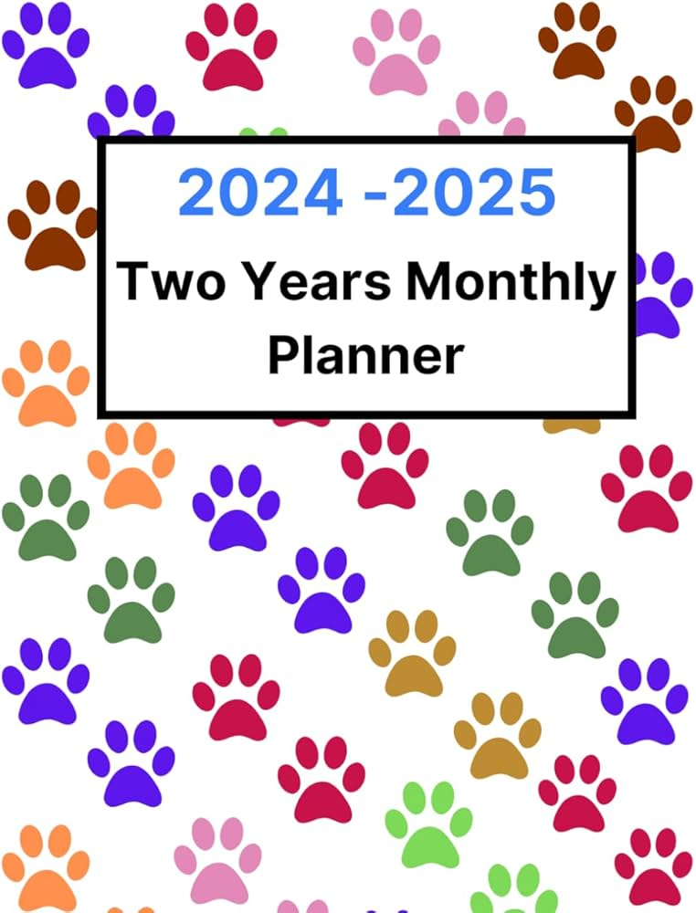 Paw Print Calendar 2025 Tammi Fionnula