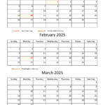 Printable 2025 Calendar WikiDates