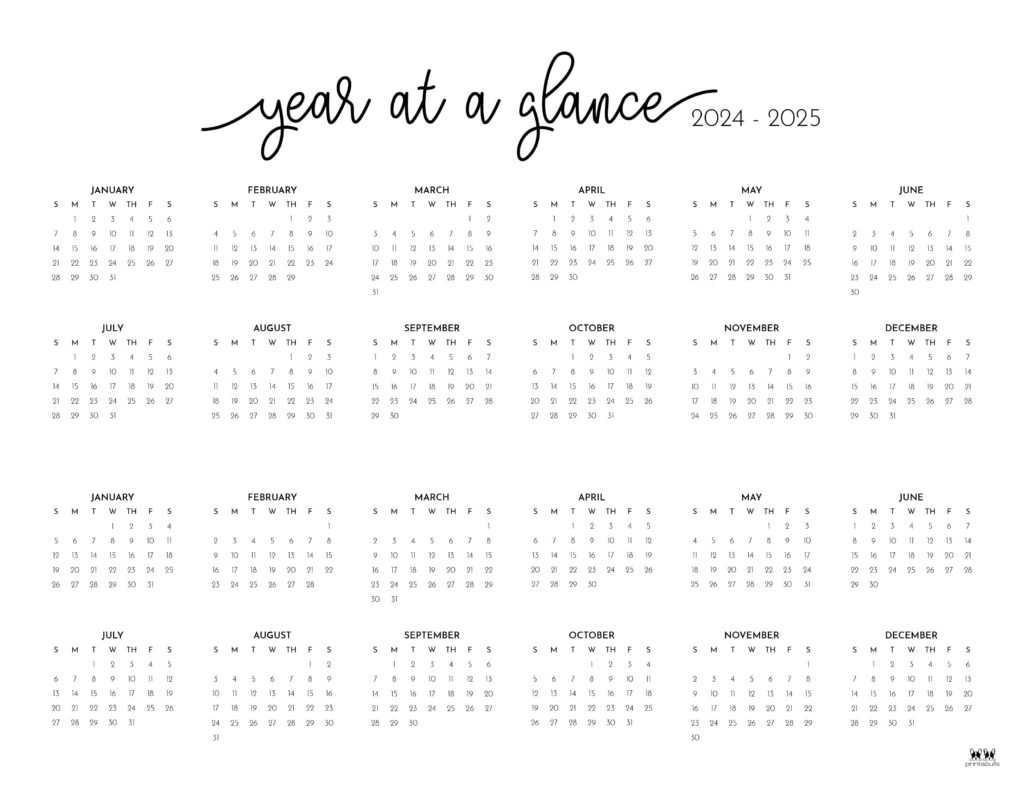 Printable Calendar For 2024 2025 Trude Hortense