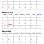 Quarterly Calendars 2025 Free Printable Excel Templates