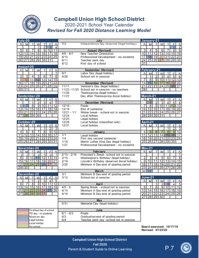 Santa Clara Academic Calendar Customize And Print