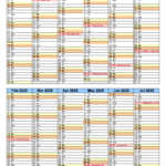 School Calendar Template 2024 25 Deena Marcelline