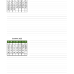 September And October 2025 Calendar WikiDates