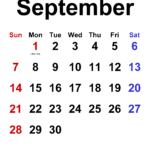 Show Me A Calendar For The Month Of September 2025 With Holidays Star