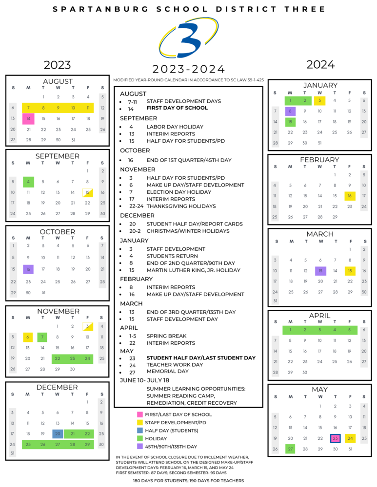 Spartanburg District 5 Calendar 2025 A Comprehensive Guide Calendar 