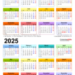 Two Year Calendars For 2024 And 2025 UK For Microsoft Excel