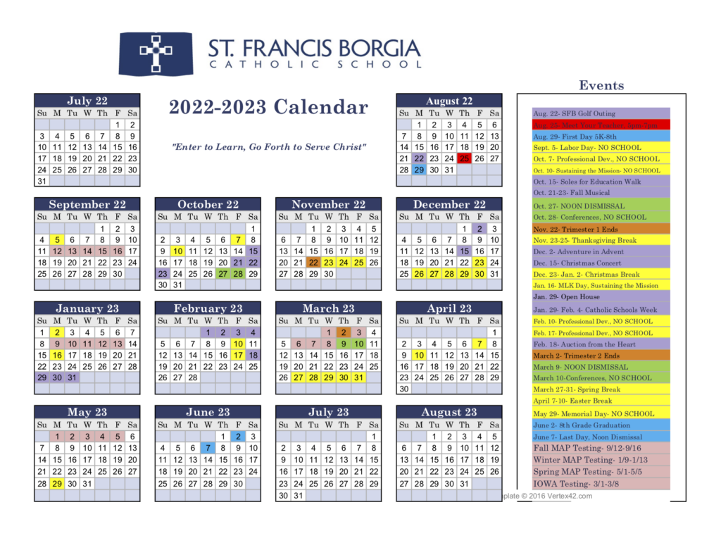 University Of Saint Francis Academic Calendar Abbye Annissa