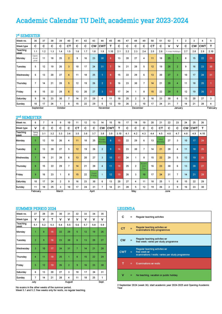 Vu Amsterdam University Academic Calendar 2024 2025 Denni Felicia