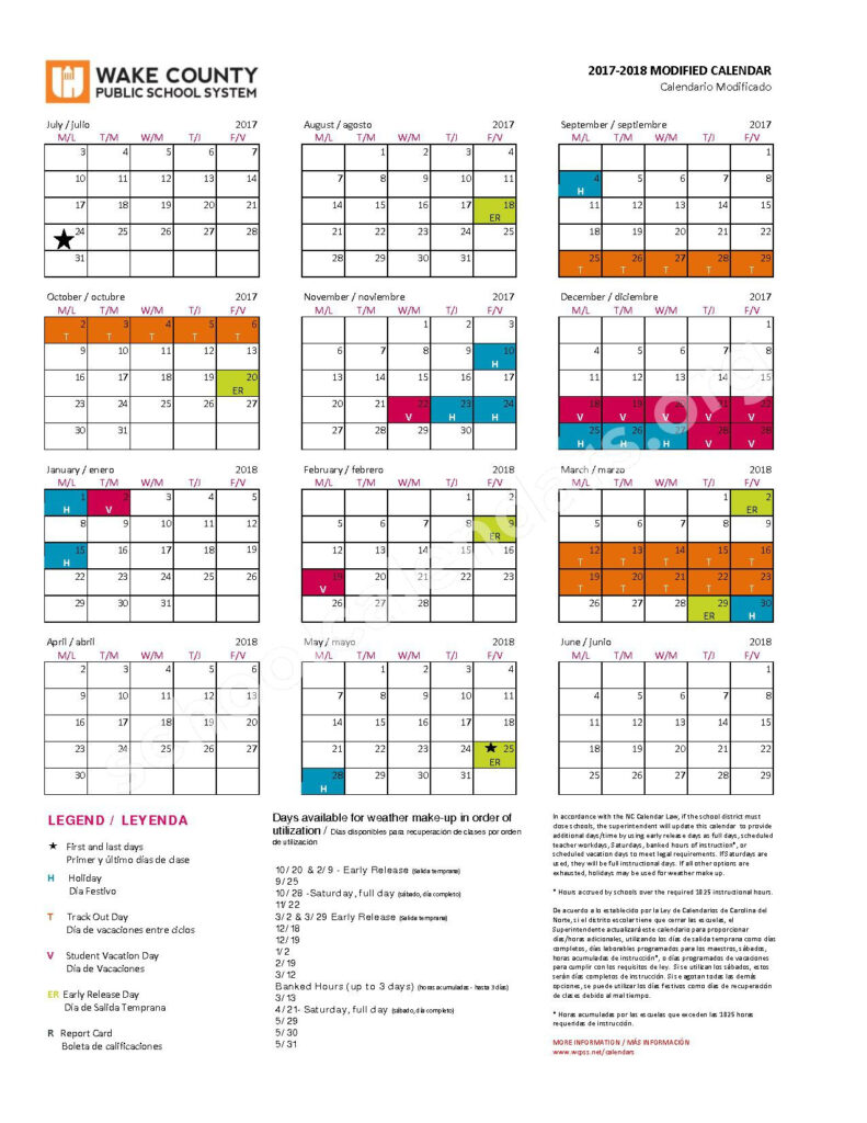 Wake County School Calendar 2025 A Comprehensive Guide For Students 