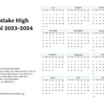 Westlake High School Calendar With Holidays 2023 2024