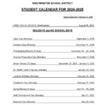 Westminster School District Calendar 2024 2025 In PDF